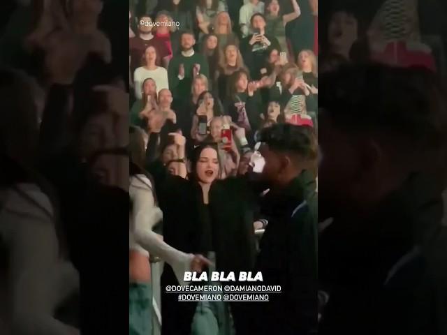 Dove Cameron danceBla Bla Bla Måneskin Manchester,UK AO Arena 19/12/2023