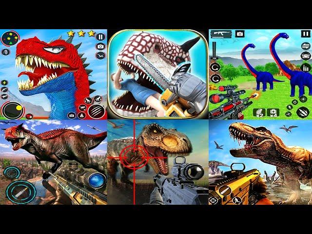 Dinosaur Games, Dino Hunt, Dinosaur Hunt (Tyrannosaurus Rex) All dinosaurs Android Gameplay