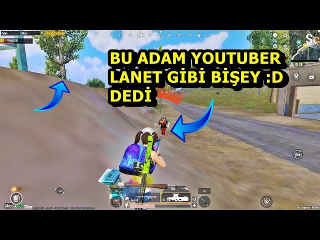 BU ADAM YOUTUBER LANET GİBİ OYNUYOR DEDİ ! BATUR GAME SOLO SQUAD PUBG MOBİLE