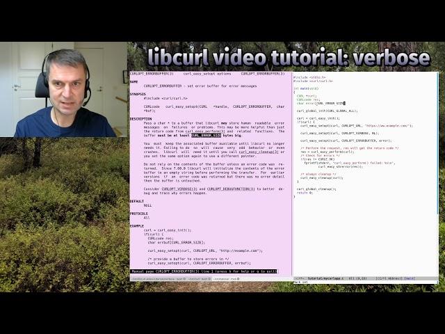 libcurl video tutorial: verbose