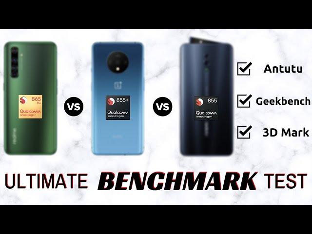 Qualcomm Snapdragon 865 vs SD855+ vs SD855 - Benchmark Scores Compared!