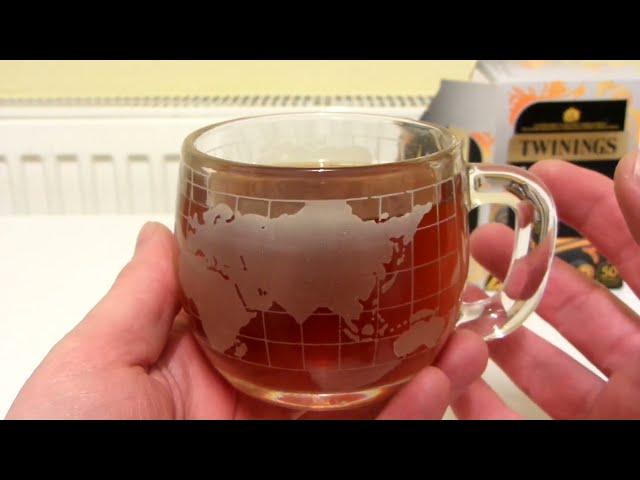 Twinings Lady Grey Zesty Orange Tea Review & a Look At a Vintage Nestle Nescafe World Map Coffee Cup