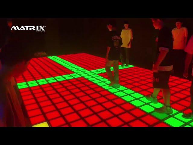 active game led floor, multi players