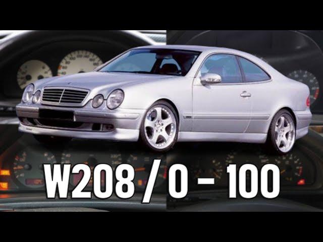 Mercedes Benz CLK W208 (0-100 KM/H) (0-60 MPH) ACCELERATION BATTLE