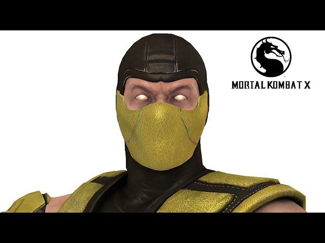 Mortal Kombat X: Klassic Scorpion 3D Model