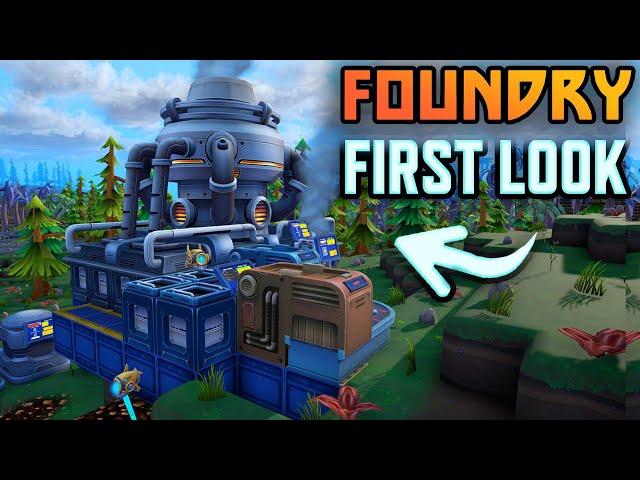 AWESOME New 3D Factorio! Foundry Early Access