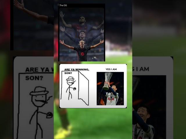 That new gen pose got the Messi + Alves blessing  #footballmemes #lamineyamal #sonheungmin
