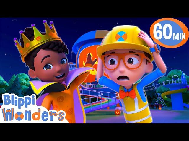 Halloween Spooky Scavengar Hunt! | Blippi Wonders Educational Videos for Kids