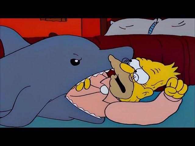 Grandpa Got Eaten by a Dolphin - The Simpsons (S12E1) | Vore in Media