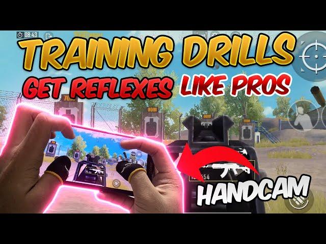 This Training Drills Will Improve Your Reflexes And Aim (PUBG MOBILE) Handcam