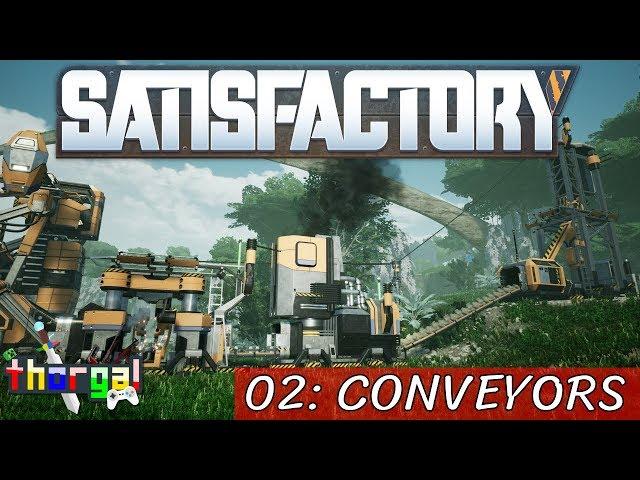 Satisfactory Let's Play - #2 Conveyor Automation