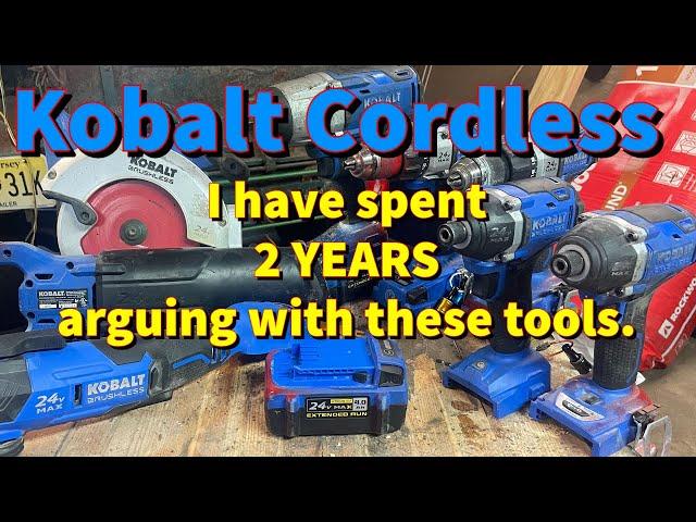 2 years living on the KOBALT CORDLESS battery platform