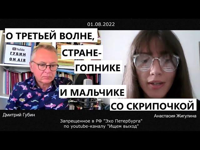 Дмитрий Губин - "Особое мнение", "Эхо СПб" 01.08.22 (ведущая Анастасия Жигулина)