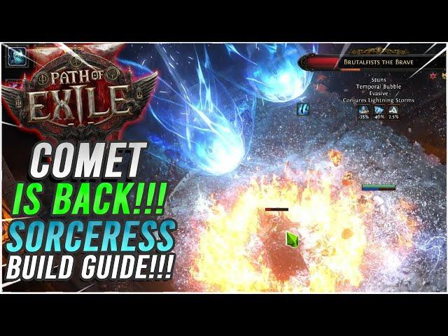 COMET IS BACK BEST Sorceress Build Guide Path of Exile 2 Early Access!