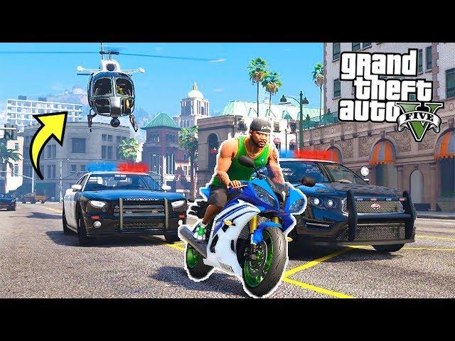 ГАНГСТЕР УГНАЛ БАЙК СО ШТРАФСТОЯНКИ!! КОПЫ В ШОКЕ! - GTA 5 РЕАЛЬНАЯ ЖИЗНЬ (ГТА 5 МОДЫ)