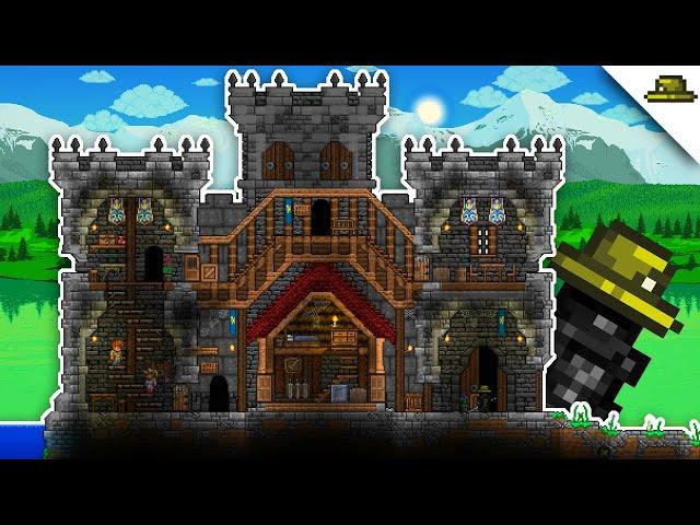 Small Medieval Fortress | Terraria Speed Build