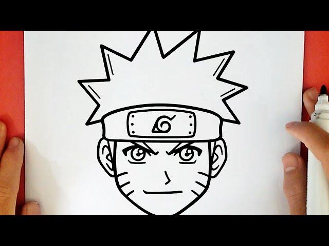 COMO DIBUJAR A NARUTO UZUMAKI