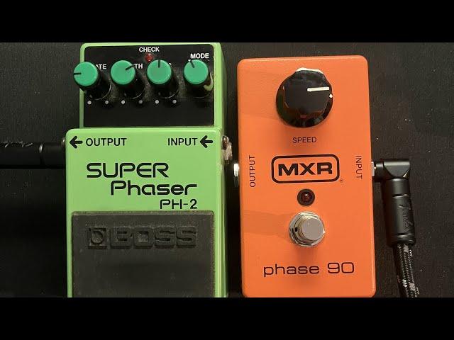 Phaser comparison BOSS PH-2 SUPER Phaser VS MXR phase 90