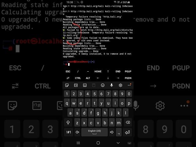 Termux #9 : Fix Temporary Failure Resolving 'http.kali.org' Di Video Termux #8 100% Work No Ribet