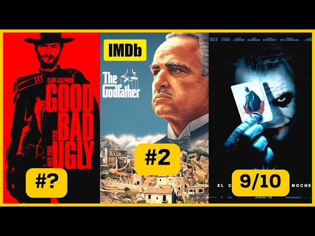 TOP 10 Mejores películas de la historia según IMDb (LA #1 TE SORPRENDERÁ)