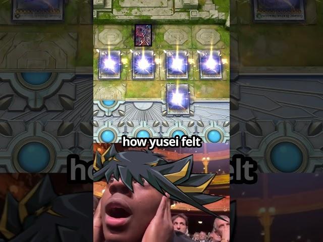 How Yusei felt after setting up his board for 30 minutes #yugioh #masterduel #masterduels