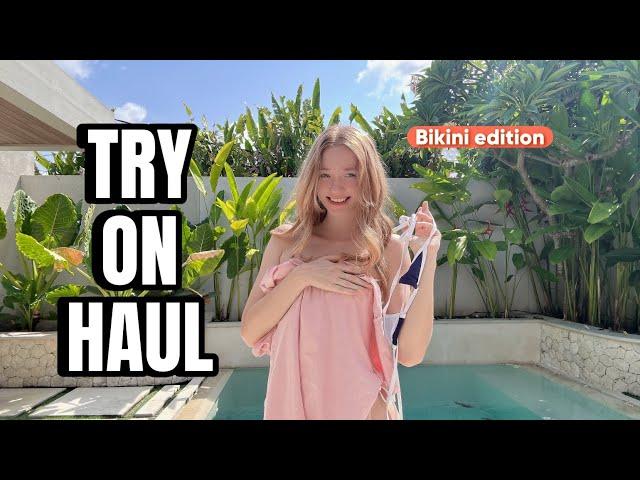 4k | TRY ON HAUL | Bikini | Micro | bikini | GET READY WITH ME