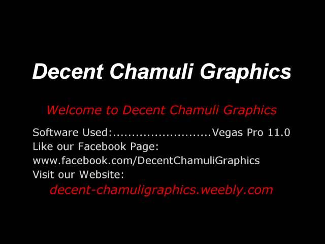 Welcome to Decent Chamuli Graphics