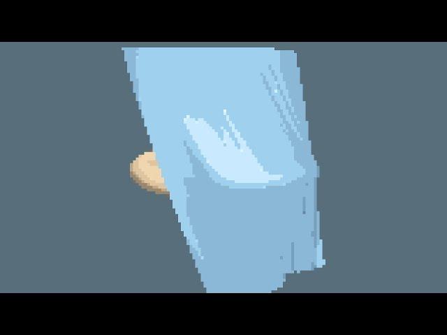 PIxel art cloth animation