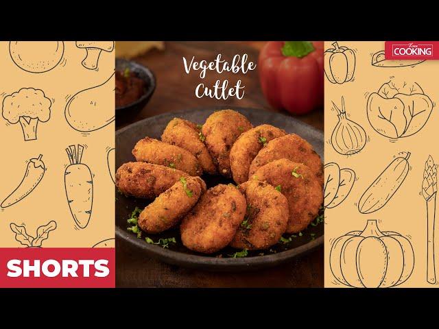 Crispy Vegetable Cutlet | Tea Time Snacks #shorts