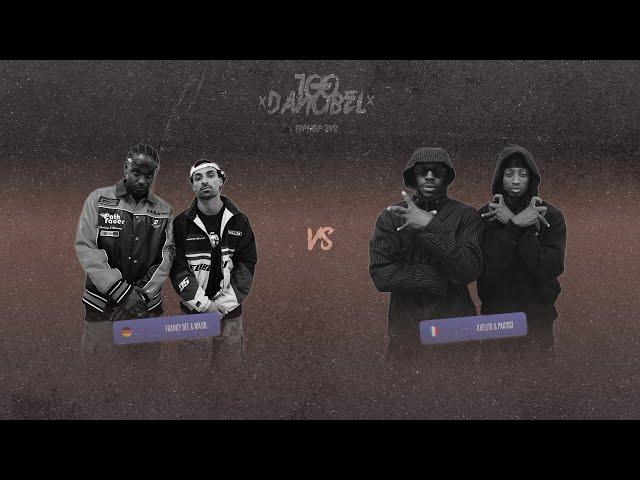 FRANKY DEE & MAJID VS AXELITO & PAKISSI - 100 danciBel 2023 - SEMIFINAL HIPHOP 2VS2