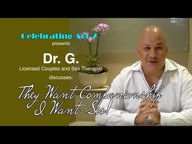 Companionship vs SEX over 50