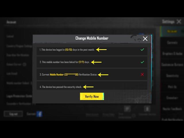 How To Change Linked Mobile Number In PUBG Mobile