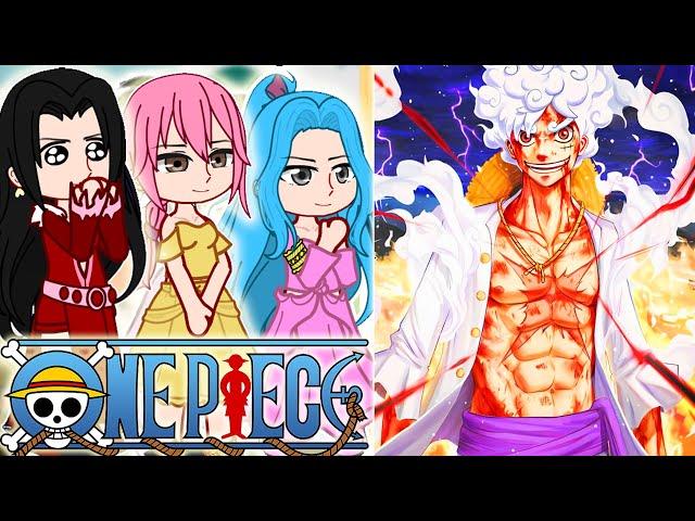  One Piece Princesses React to  Luffy's family | Gacha Club | One piece react 