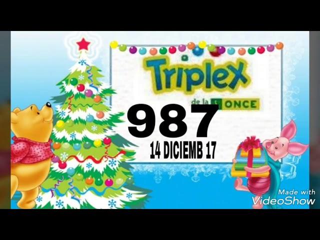 NUMEROS PREMIADOS TRIPLEX DICIEMBRE 17