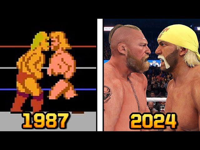 The Evolution of WWE Games 1987 - 2024!