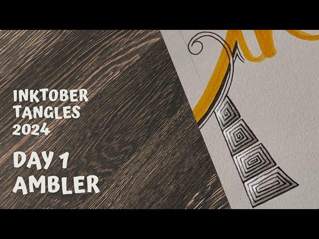 Inktober Tangles 2024 - Day 1 - Ambler