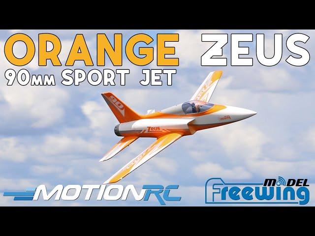 New Orange Freewing 90mm Zeus EDF Sport Jet | Motion RC