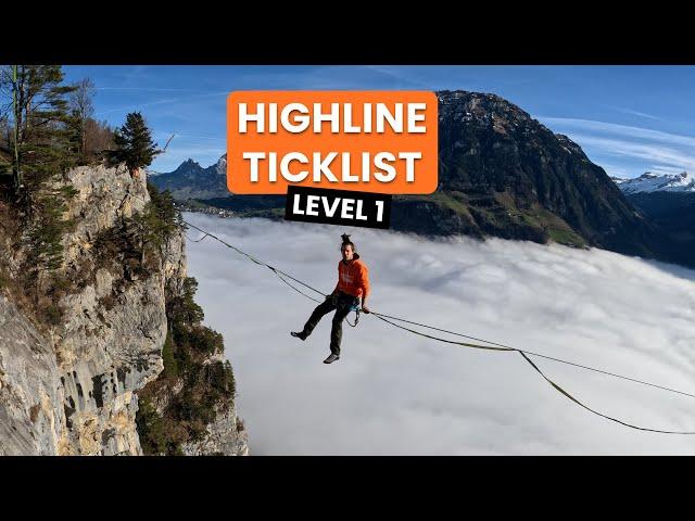 Highline Ticklist Level 1