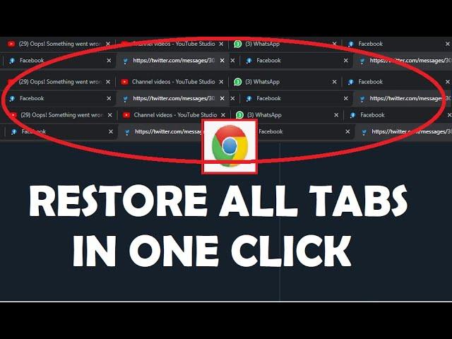 How to restore chrome all tabs & all pages after restart computer 2024