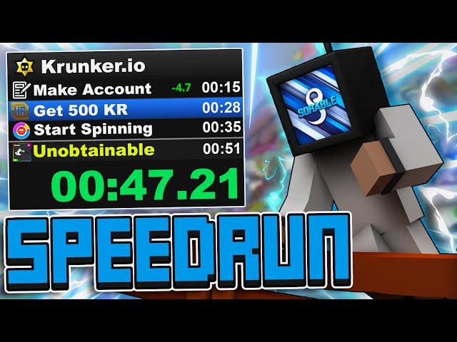 SPEEDRUNNING KRUNKER?.. (WORLD RECORD!)