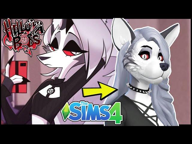 Making HELL HOUND Loona to the Sims 4! - Helluva Boss / Hazbin Hotel in the Sims 4!