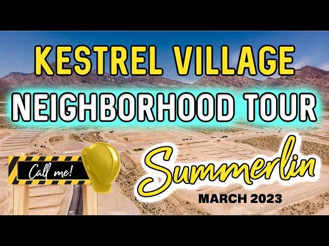 Kestrel Village in Summerlin Neighborhood Tour | Summerlin West