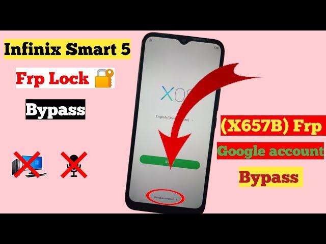 Infinix Smart 5 Frp Bypass | 2023 | Smart 5 (X657B) Frp Google account Lock Unlock without pc