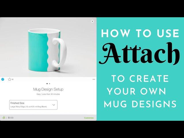 How to Use Attach to Create Your Own Mug Designs in Cricut Design Space iOS