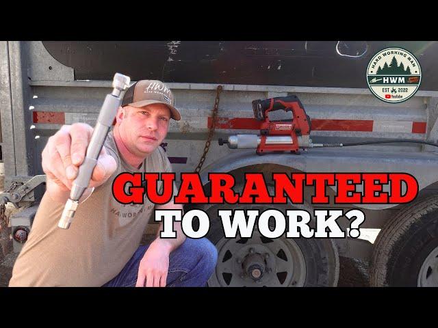 How to Fix Clogged Grease Zerk Fitting! Plus New Grease Gun!