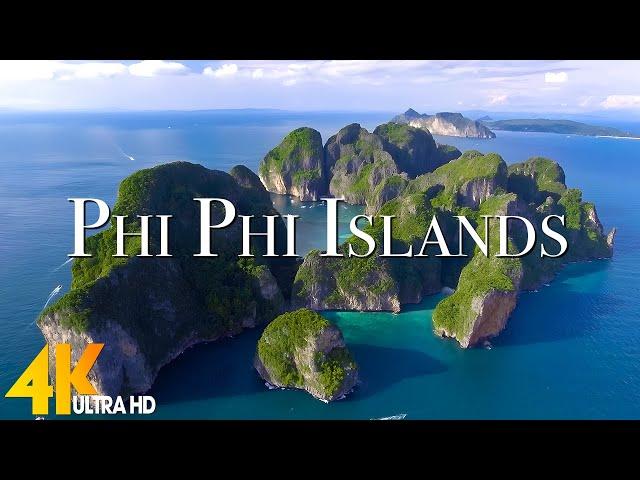 Phi Phi Islands 4K - Scenic Relaxation Film With Inspiring Cinematic Music - 4K Video Ultra HD