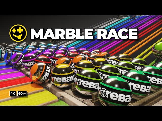 Woodshop Marble Race! | #3danimation #marbles #marblerun #marblerace #asmr #sensory