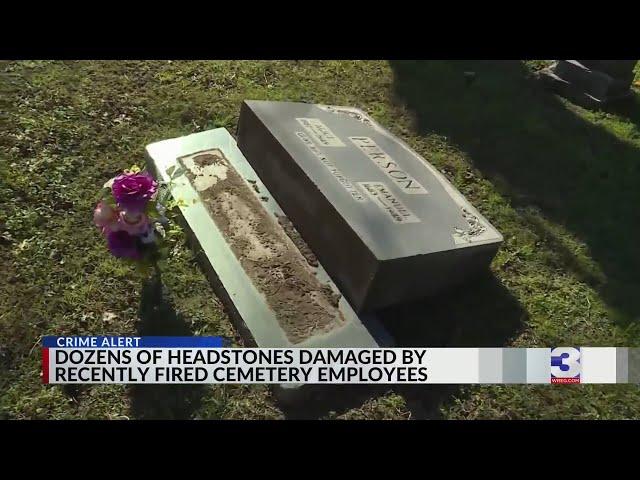 More than 120 tombstones toppled at Memphis cemetery; freshly fired employees blamed