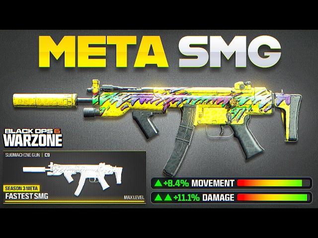 Meet the *NEW* BEST META SMG in WARZONE BO6 RIGHT NOW! (Best C9 Class Loadout for Warzone 3)