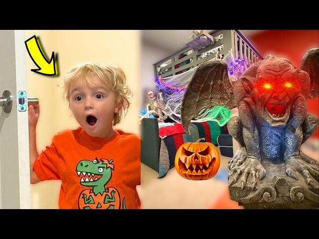 I Surprised My Son With A Haunted Bedroom (Too Scary?)